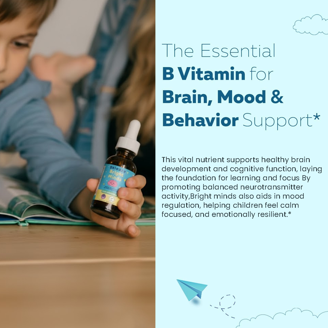 Bright Minds – Methylfolate + Methyl B12 - Superior Form of Folate